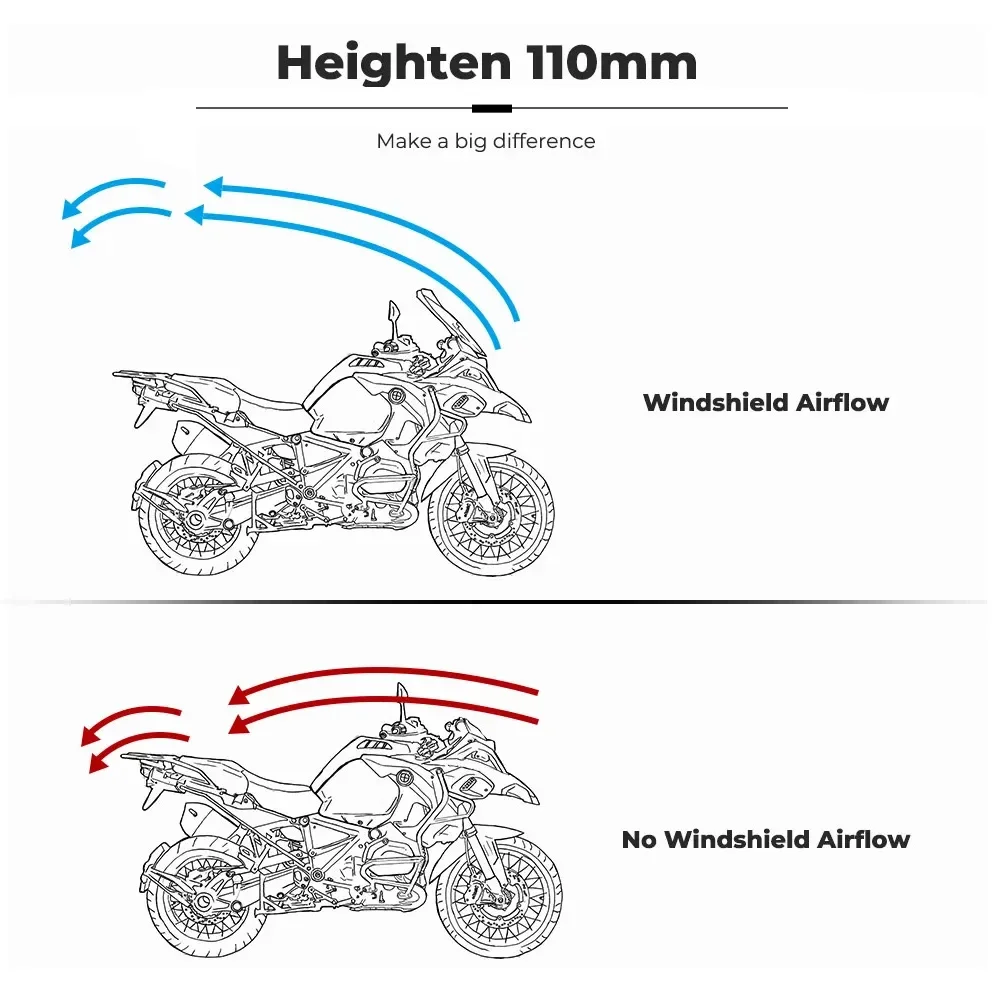 Motorcycle Windshield For BMW G310GS-WindScreen Windshield Viser VIsor G 310 GS G 310GS Double Bubble Screen Deflector Motorcycle Accessorie