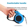 Retractable Dog Leash Outdoor Pet Leash Nylon Braided Rope for Small Medium Dogs Pet Supplies Hiking Walking Traction Rope 3