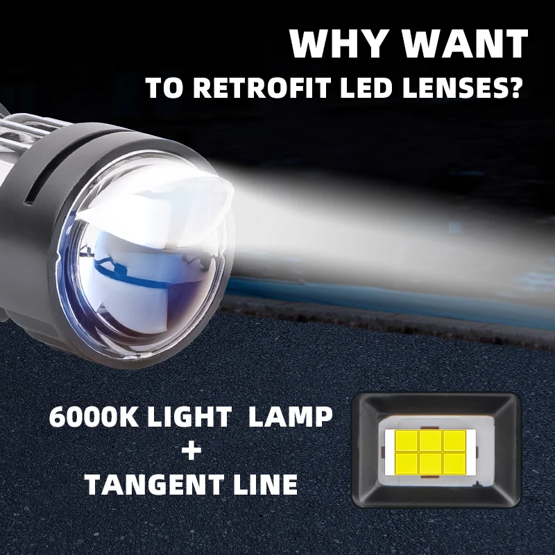 H4 LED プロジェクター Y3PRO カットライン ヘッドライト 047 H4 LED プロジェクター Y3PRO カットライン ヘッドライト 047