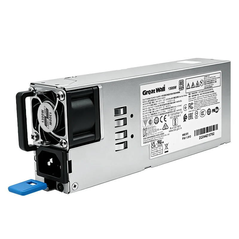 CRPS1300D2 Great Wall 1300W 랙 서버 전원 공급 장치 모듈 액티브 PFC 광범위 전압 핫 스왑 CRPS 전원 장치