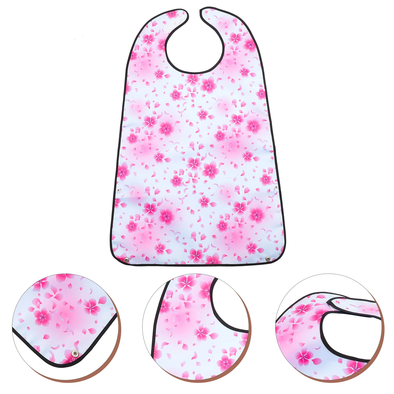 

Senior Bib and Rice Bag Bibs for Adults Eating Folding Clothing Protector Elderly Sakura