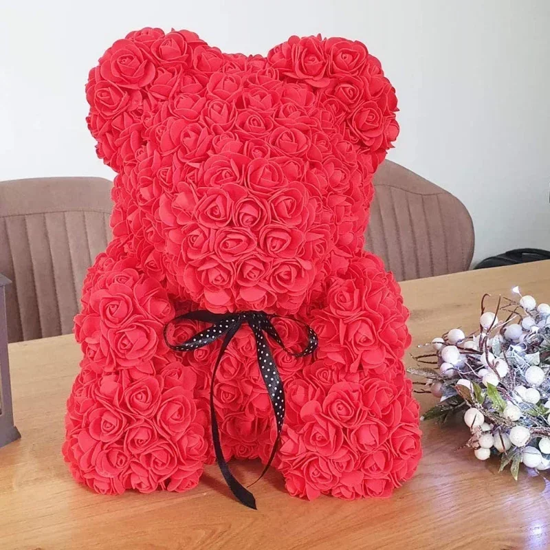 500pcs Artificial Rose Heads Foam Artificial Flowers for Rose Bear