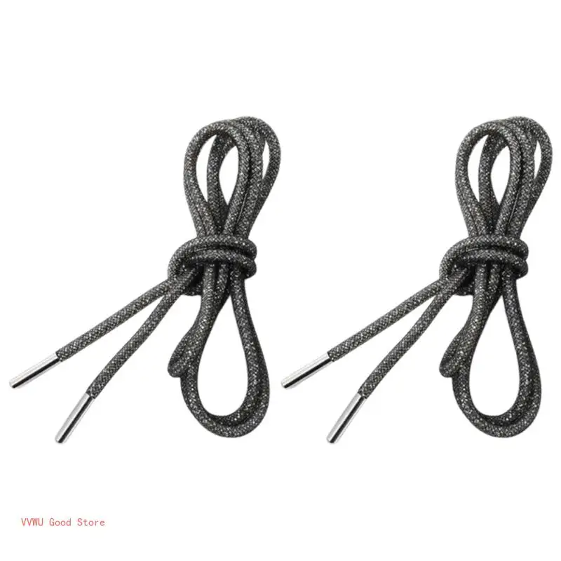2PCS Delicate Shoelaces for Teen Girl Woman Sneakers Decorative