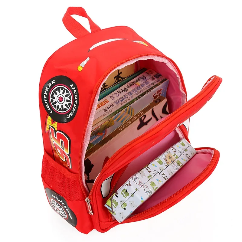Disney cartoon car children's bag kindergarten boy safety backpack primary school students 3-6 years old
