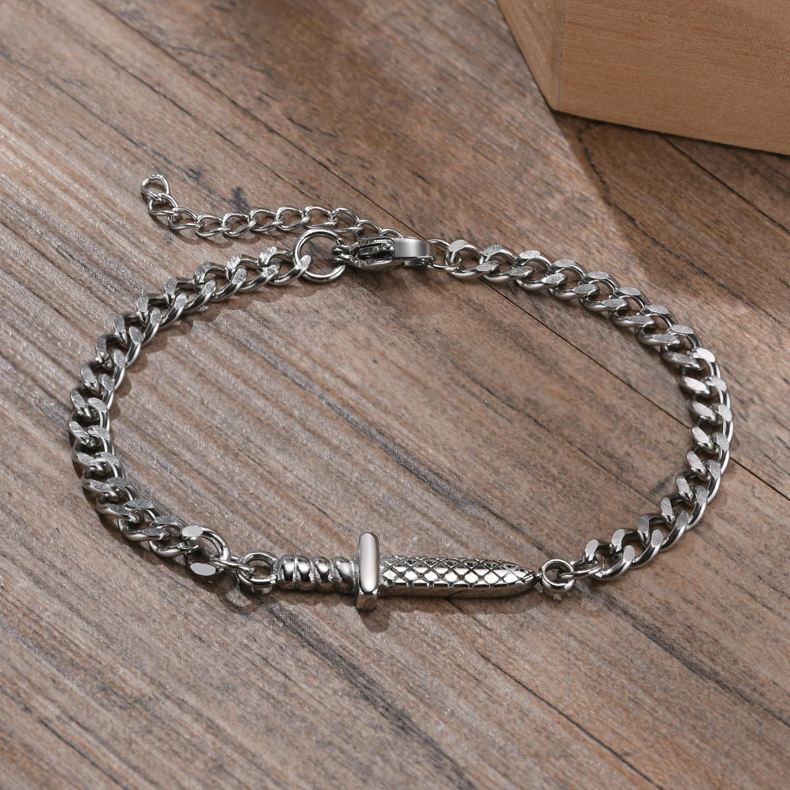 ●DOFFJASON● pierced clip bracelet DJ24SSEBR004SLV MUSINSA | DOFFJASON Pierce Clip Bracelet