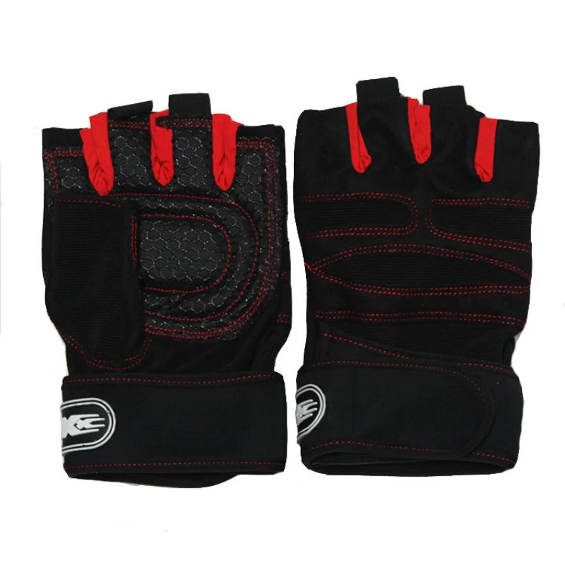 Sport Gloves Fitness Half Finger Men And Women Wrist Guard Dumbbell Riding Non Slip Horizontal Bar Exercise Training