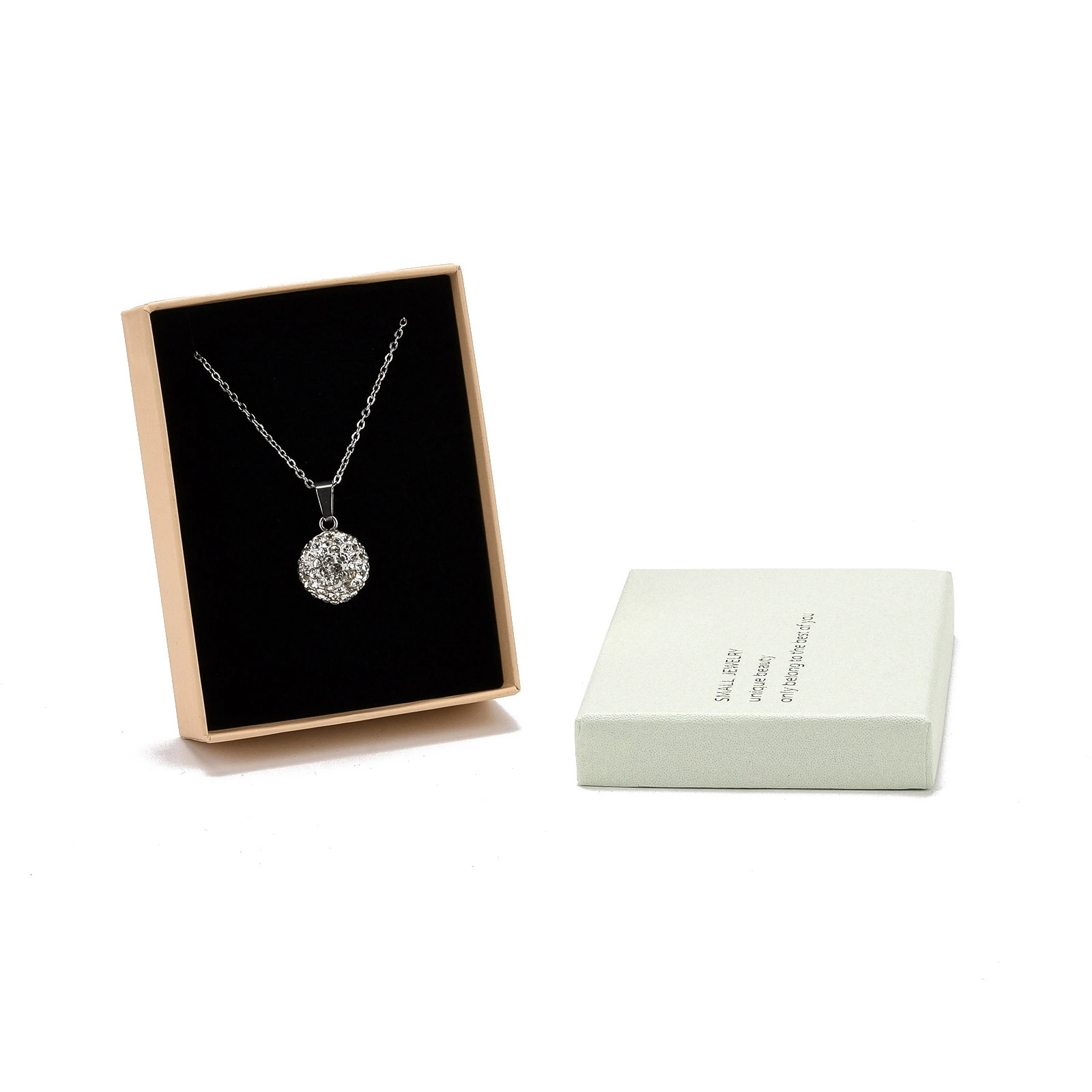 15/18/24Pcs Cardboard Jewelry Box Square Rectangle Snap Cover Necklaces Ring Paper Packing Box with Sponge for DIY Gift Supplies