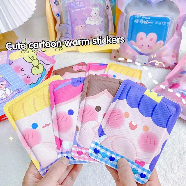 10 Darabos Új Testmelegítő Matricák Hordozható Láb Meleg Aranyos Tartás Téli Kültéri Kéz Derék Melegítő Foltok - Image 2