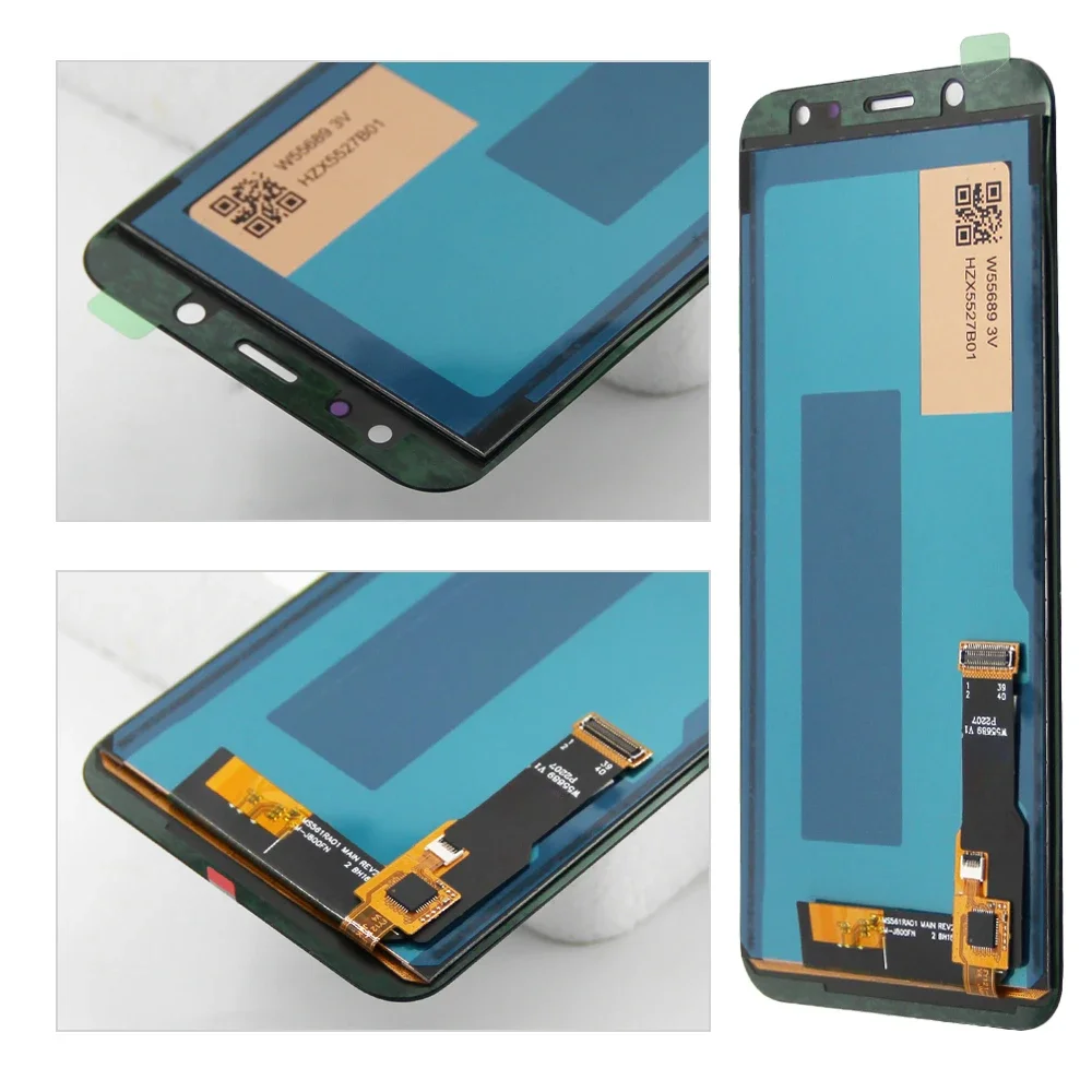 LCD 디스플레이 터치 스크린 디지타이저 어셈블리 교체, 삼성 5.6 A600 A600F A600A A600N A600U 용 A6 2018