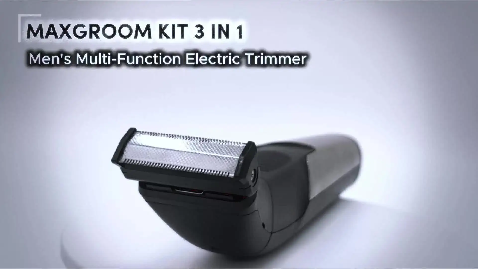 Maxgroom 3 In 1 Bidirectional Body Hair Trimmer Shaver IPX6 Waterproof Image 2
