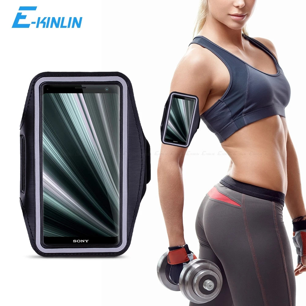 Running Gym Sports Workout Arm Band Case For Sony Xperia X Xa Xa1 Xa2 Xzs Xz Xz3 Xz2 Xz1 Compact Ultra Plus Premium Phone Cover