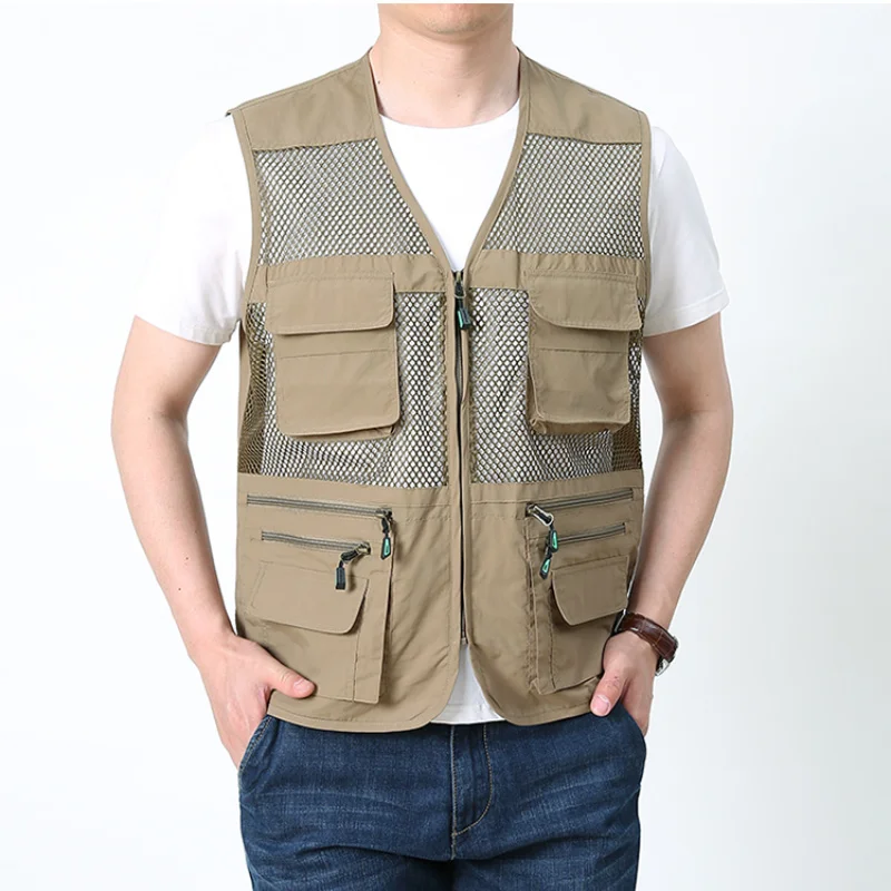 Padded Vest Sweatshirts Tactical Fishing Wear Casual Luxury Bigsize Tools Pocket Elegant Fashionable Custom Designer