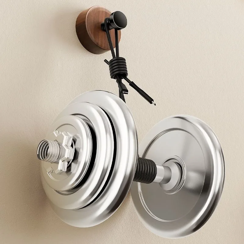 5/3/1Pcs Solid Wood Hooks Wall Mounted Clothes Scarf Hat Coat Hook Simple Room Decor Storage Hanger Towel Rack Home Organizer 5