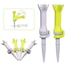 

2pcs PU Plastic Golf Tee Oriented Guide Rotatable Flex Tees 76mm Ball Holder Tees Training Aids For Golfer Golf Accessories