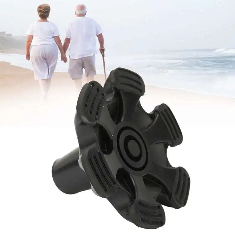 Self Standing Rubber Cane Replacement Tips Bottoms End Antislip Head