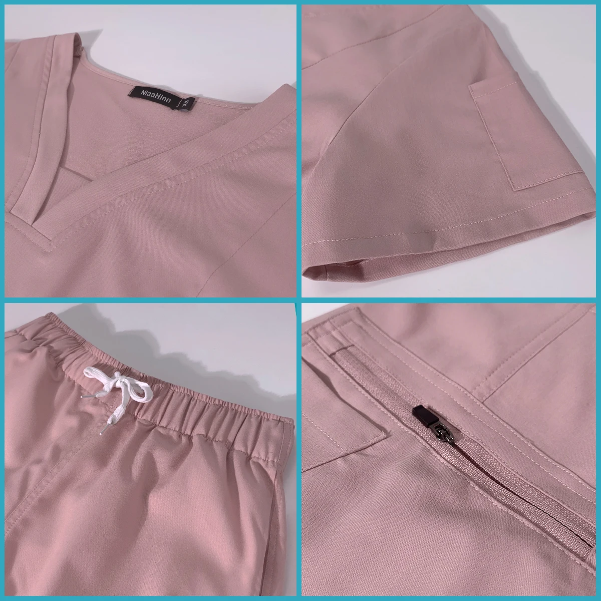 Medical Uniform Operating Room Medical Uniform Set Short-sleeved Nurse Nursing Accessories Surgical Gown XS-XXL