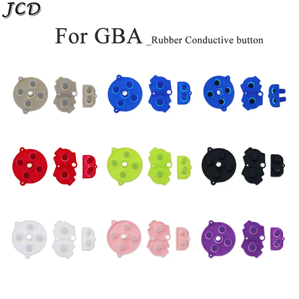 

JCD For GameBoy Advance Rubber Conductive Button For GBA Console Silicone A B D-pad Start Select Pads Keypad