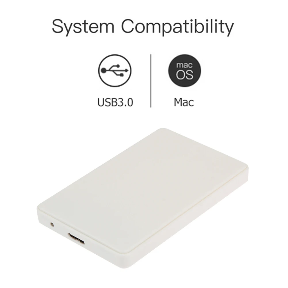 SATA HDD 하드 디스크 드라이브 보호 커버, 지지대 2TB 2.5 인치 하드 드라이브 디스크 보관함, 방진 쉬운 설치