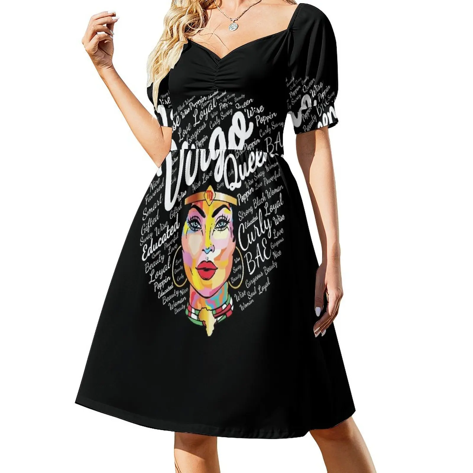 

Virgo Queen Sleeveless Dress Bridesmaid dress woman birthday dress for women