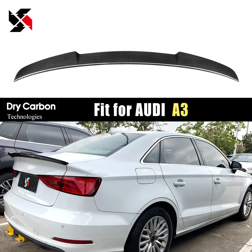 Audi A3/S3 (8V) Saloon Ducktail Carbon Fibre Rear Spoiler