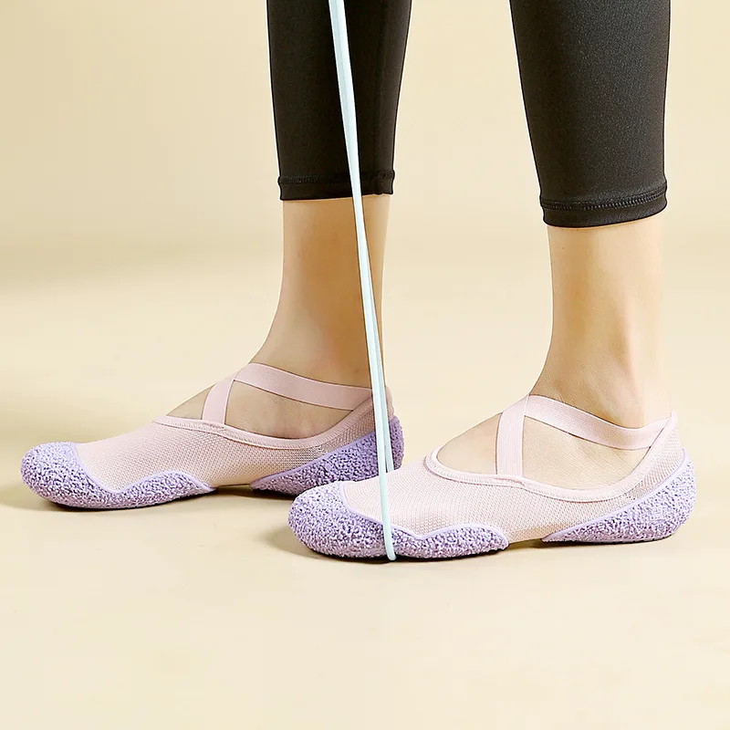 Silent ballet Flexible Shoes Home Use Nonslip Soft Thick Soles Yoga Dance Fitness Exercise Early Education Sneakers Sock Covers