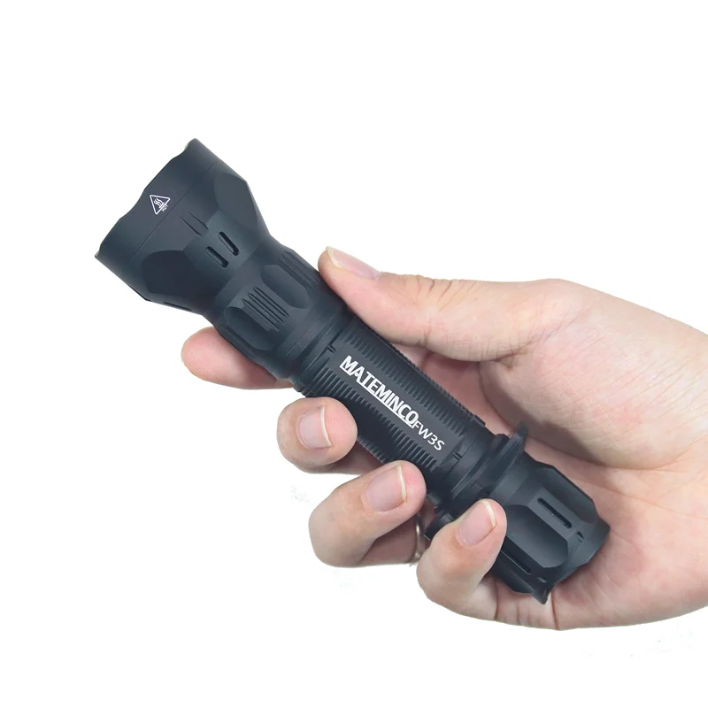 MATEMINCO FW3S Tactical Flashlight SFT40 + 9*XBD LEDs 2655 Lumen Long Range of 616 meter Small Torch 21700 Battery Search Light