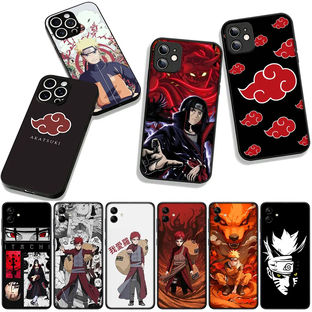 Gaara Itachi Uchiha Naruto Akatsuki Themed Phone Case
