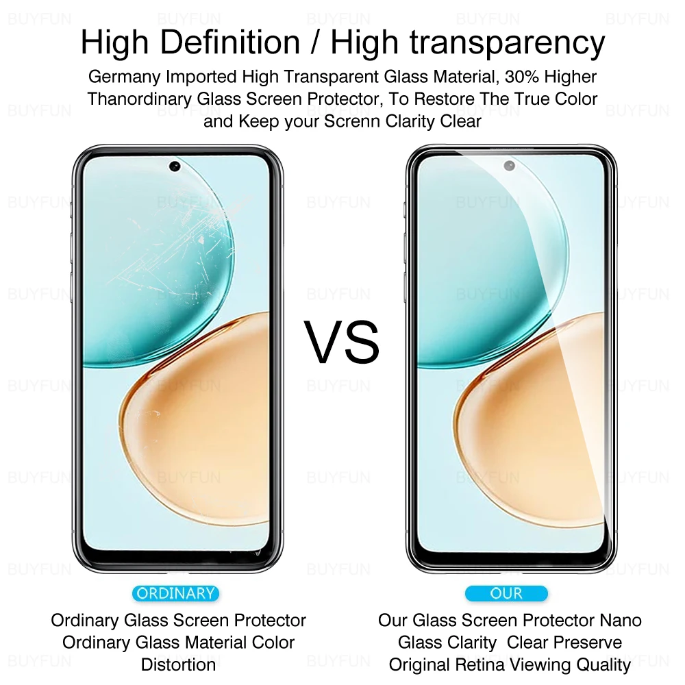 Premium 9H Tempered Glass Screen Protector - Case Friendly, 1-4 Pack