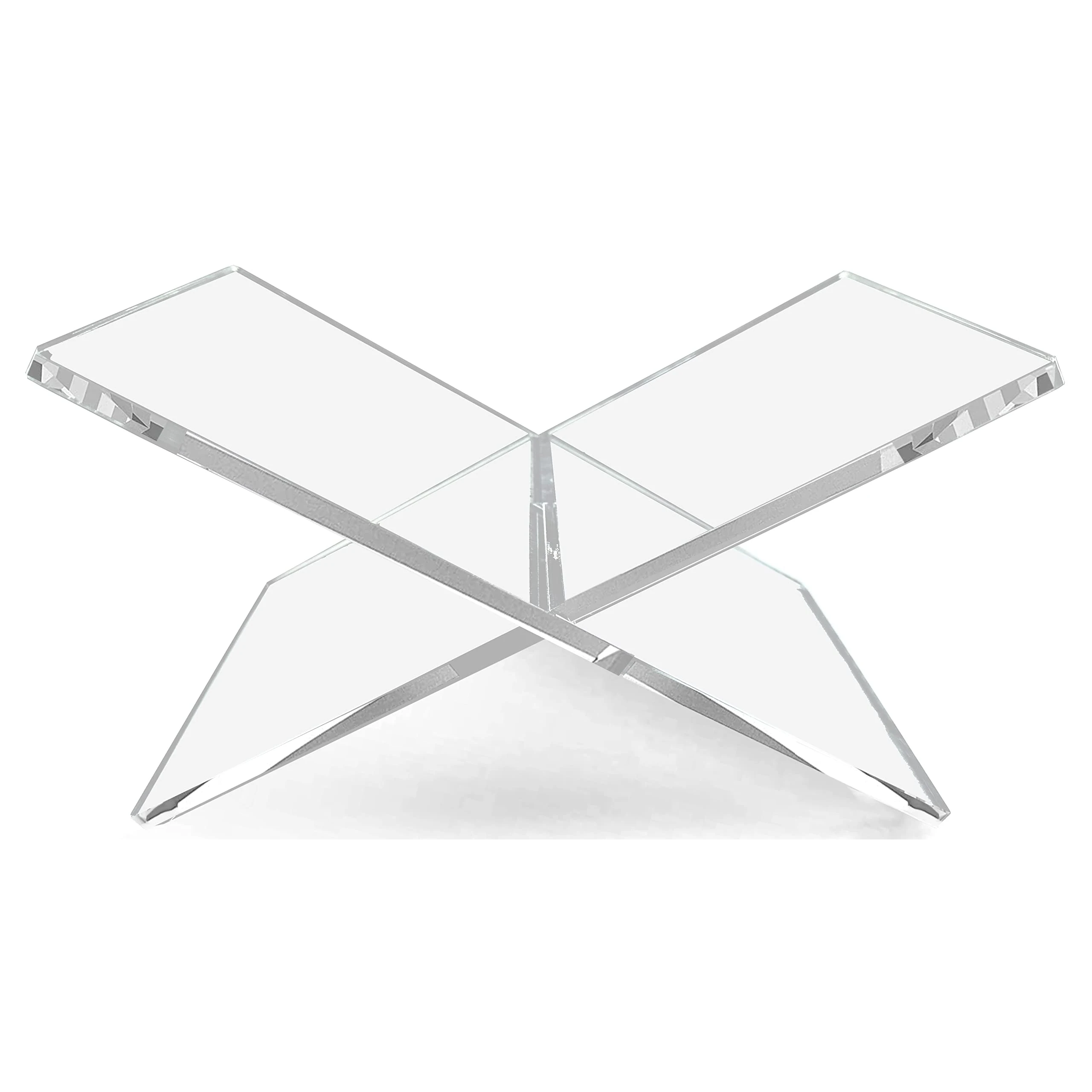 Porte-livre En Acrylique Transparent Et Robuste - Support Livre De Cuisine, Bible, Recettes - Design Moderne Pliable