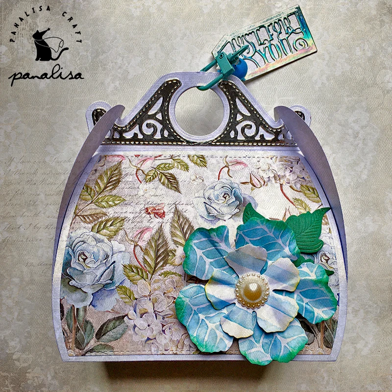 

FSCraft Vintage bag purse box Metal Cutting Dies Stencils for DIY Scrapbooking/album Decorative Embossing DIY Paper Cards