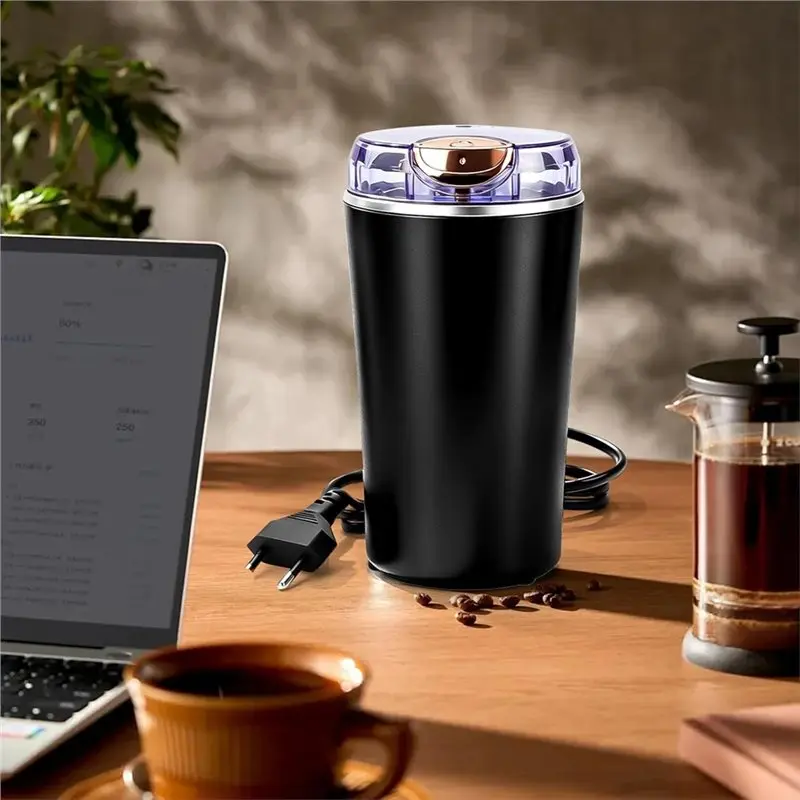 【KITCHEN GADGET】Electric For Coffee Grinder 250 W For Coffee Beans And Spices, Stainless Steel Electric For Coffee Grinder Eu Pl 6
