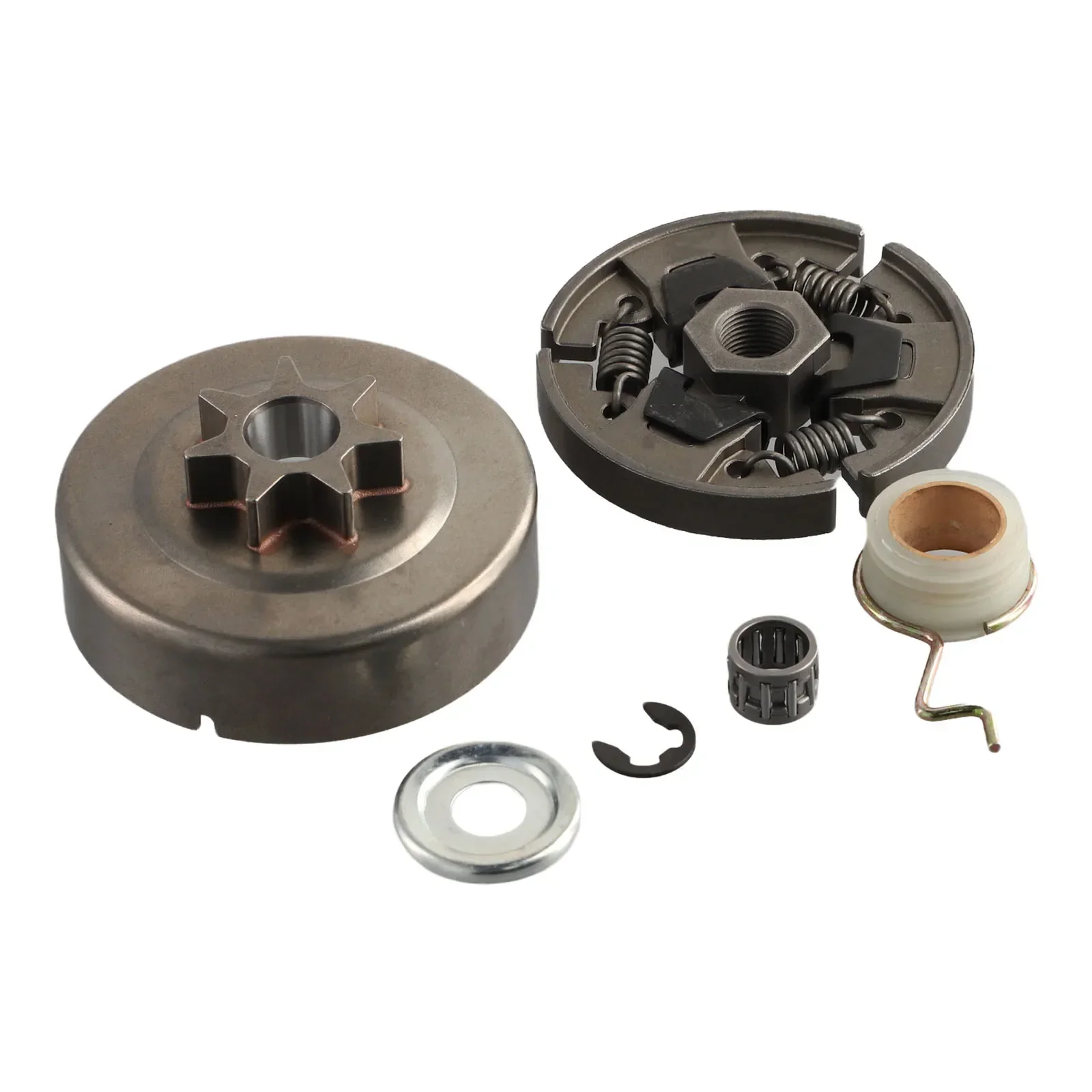 20288 - Kit 2 dadi e 2 rondelle pignone primaria e frizione CIF Vespa 50, 90, 125 ET3 Primavera, PK