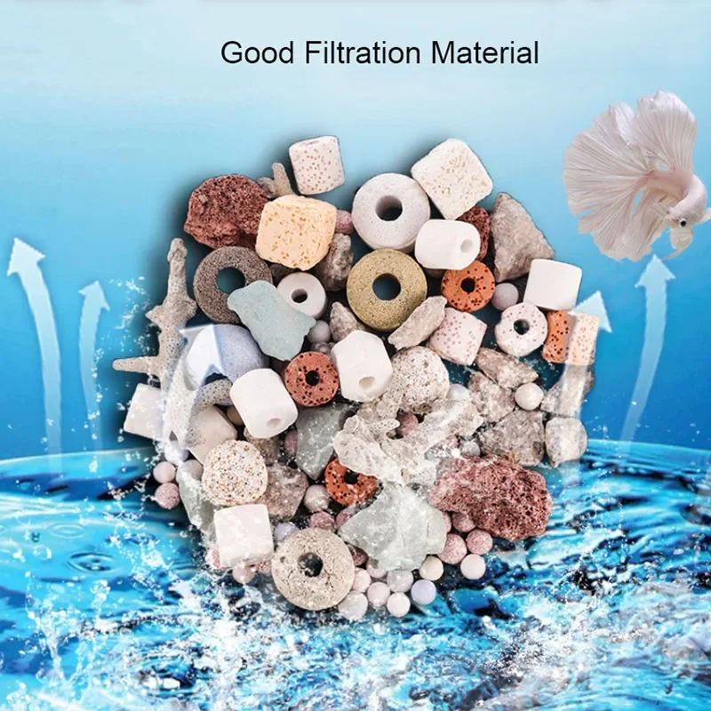 100 g 250 g 500 g 21 Arten Aquarium-Bio-Kugeln Biochemische Kugelfiltermedien für Aquariumfilterzubehör für Aquarien Effektiv – Detail 3