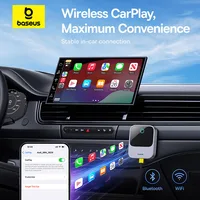 Baseus Wireless CarPlay Проводной и беспроводной адаптер CarPlay с автоматическим подключением Автомобильные интеллектуальные системы Plug & Play Bluetooth Smart CarPlay — изображение 4