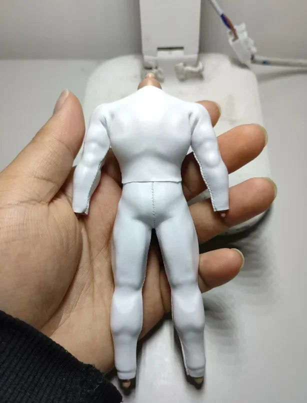 1/12 Scale White Jumpsuit Model for 6'' gwtoys
