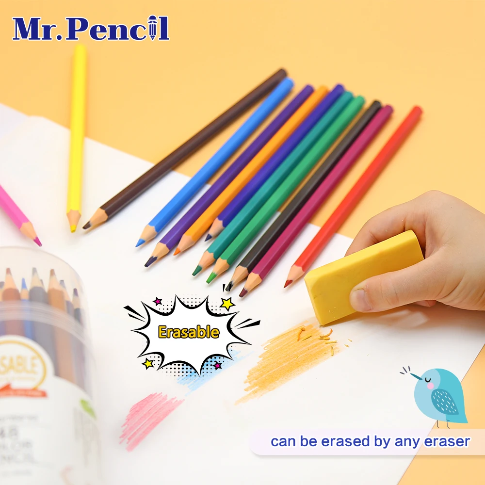 12/18/24/36/48 Colors Colored Pencils Set For Adults And Kids, Oil Based  Drawing Pencils For Sketch, Arts, Adult Coloring Books - Wooden Colored  Pencils - AliExpress