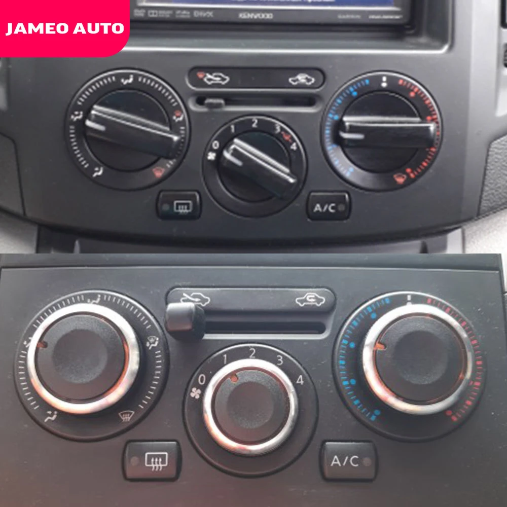 Jameo Auto Car Styling 3pcs Air Conditioning Heat Control Switch Knob