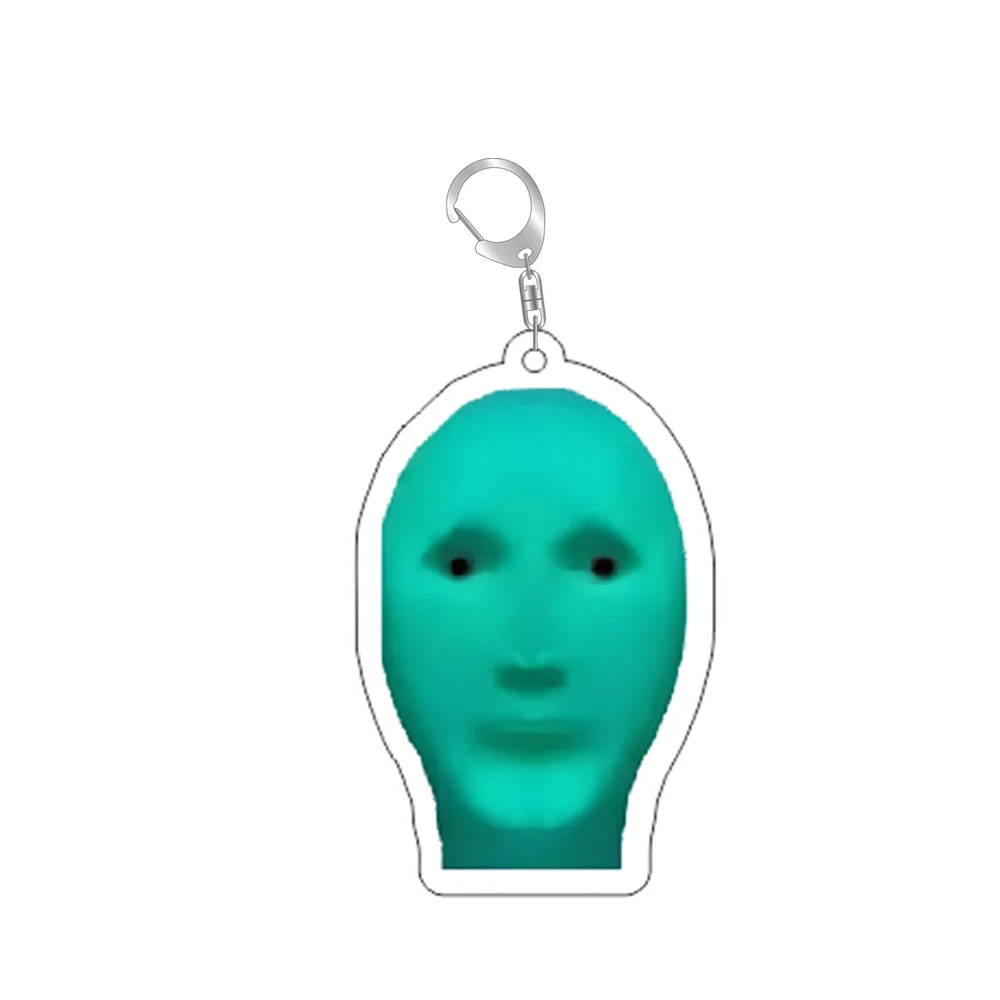 Zip Zap Alien Cat Funny Meme Keychain Green Alien Cute Cats Key Ring Game Accessories Bags Backpack Pendant Prop Jewelry Gift