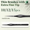 10/12/15pcs 00000 Marie's Miniature Paint Brushes, Detail Paintbrushes Set for Acrylic,Number,Figurine,Craft,Models,Rock, 5