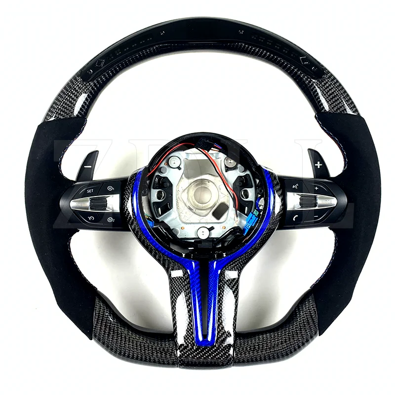 

Fit For BMW M2 M3 M5 M6 X1 X2 X3 X4 X5 X6 F05 F10 F12 F18 F20 F30 F45 F80 F82 LED Display Carbon Fiber Steering Wheel