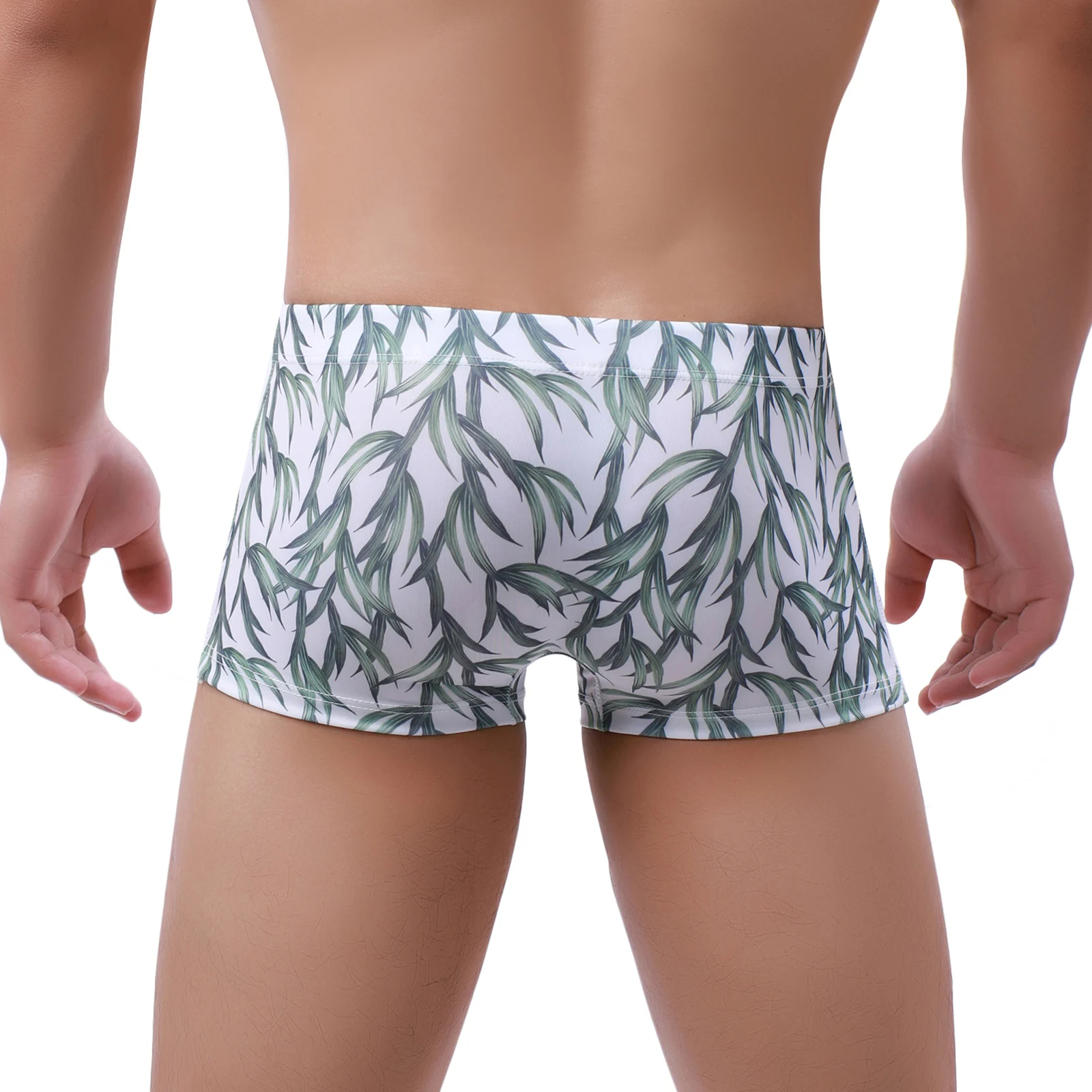 Sommer Bademode Männer Badeanzug Maillot De Bain Junge Schwimmen Anzüge Boxer Shorts Sexy Badehose Schwimmen Mesh Pouch Surf Bañadores sungas – Detail 3