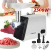 220V Electric Meat Grinder Stainless Steel Powerful Electric Grinder Sausage Stuffer Meat Food Processor for Kitchen Appliance 1