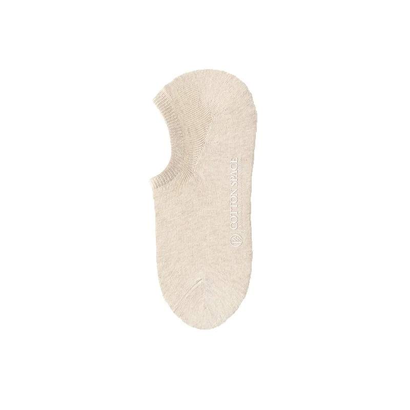 2025e Men's Boat Spring Summer Thin Deodorant Non-Slip No Show Invisible Zhuji Industry All Cotton Socks_voghion.com