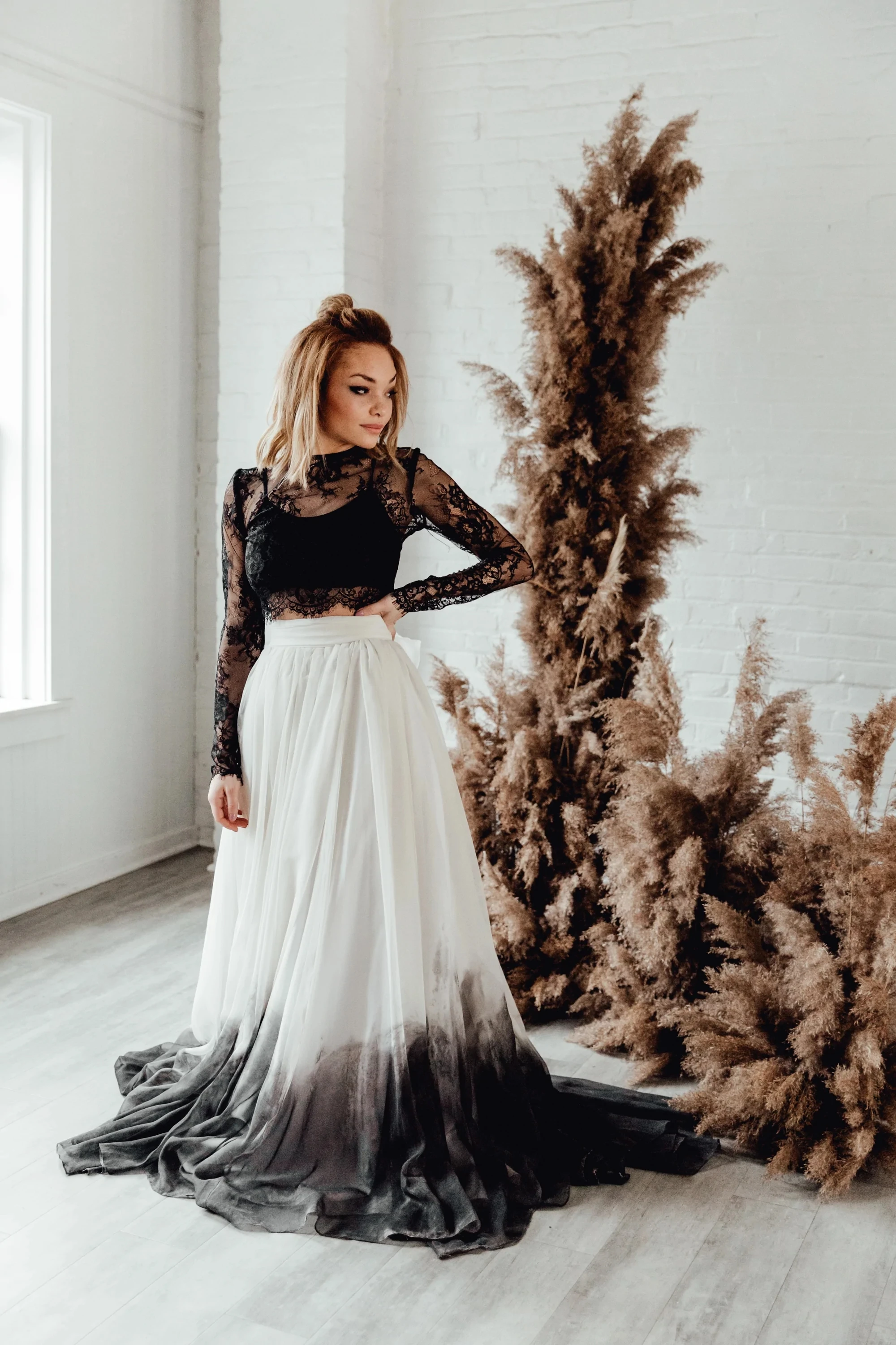 Xunbei Wedding Dress with Soft chiffon Tulle Vestido de