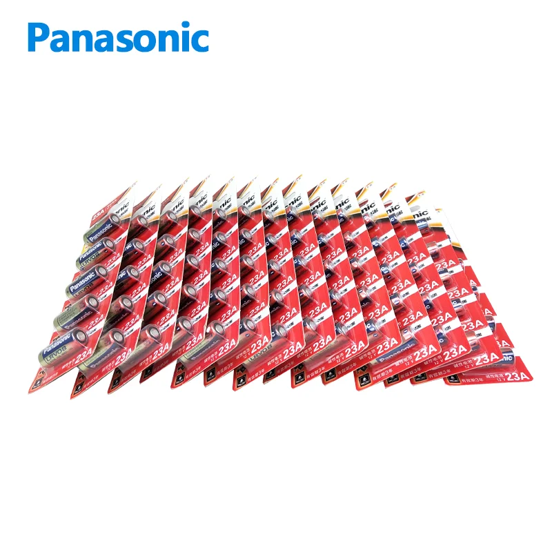 Panasonic 23A 12V Alkaline Battery 5 for Electric Roller Shutter Door Anti-theft Flasher Bell Pendant Lamp Remote Control