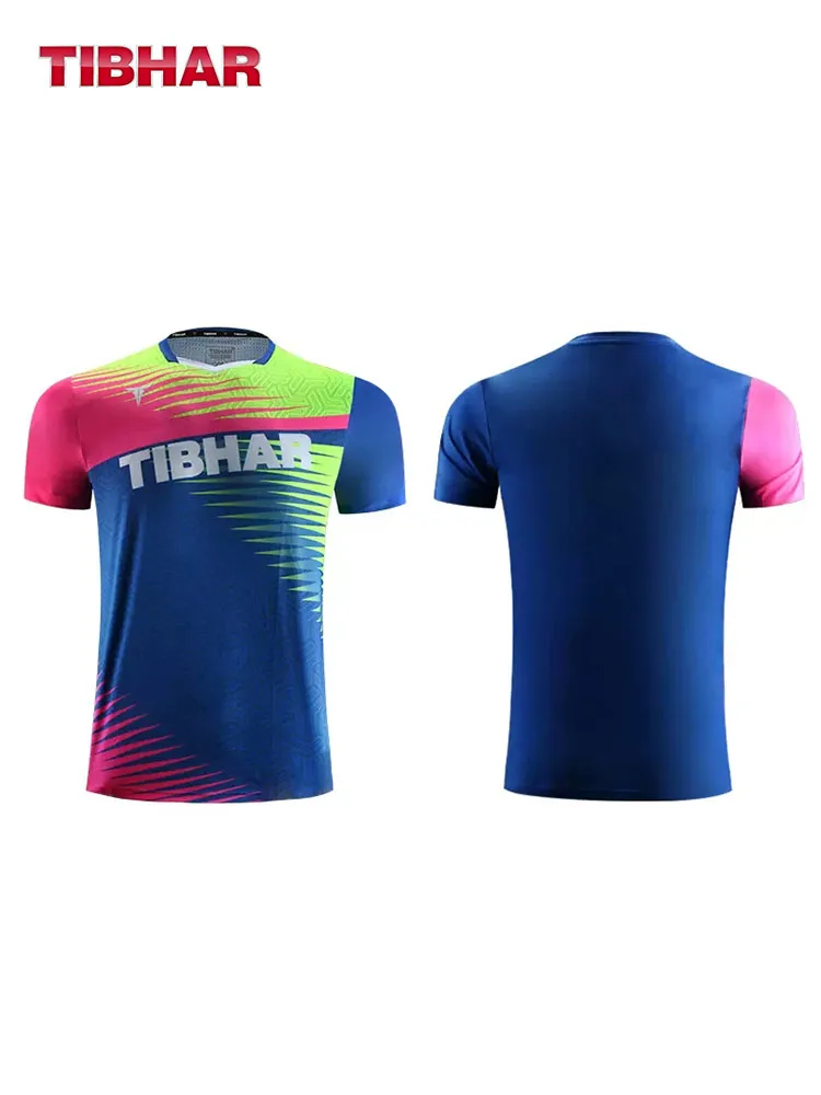 Tibhar Table Tennis Clothes For Men Women T-shirt Short Sleeved Shirt Ping Pong Jersey Sport Jerseys