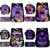 pcs set Cute For Smilings Critters Child School Backpack with Lunch Bags ,Pencil Bags ,School Bags for Boys Girls Best Gift