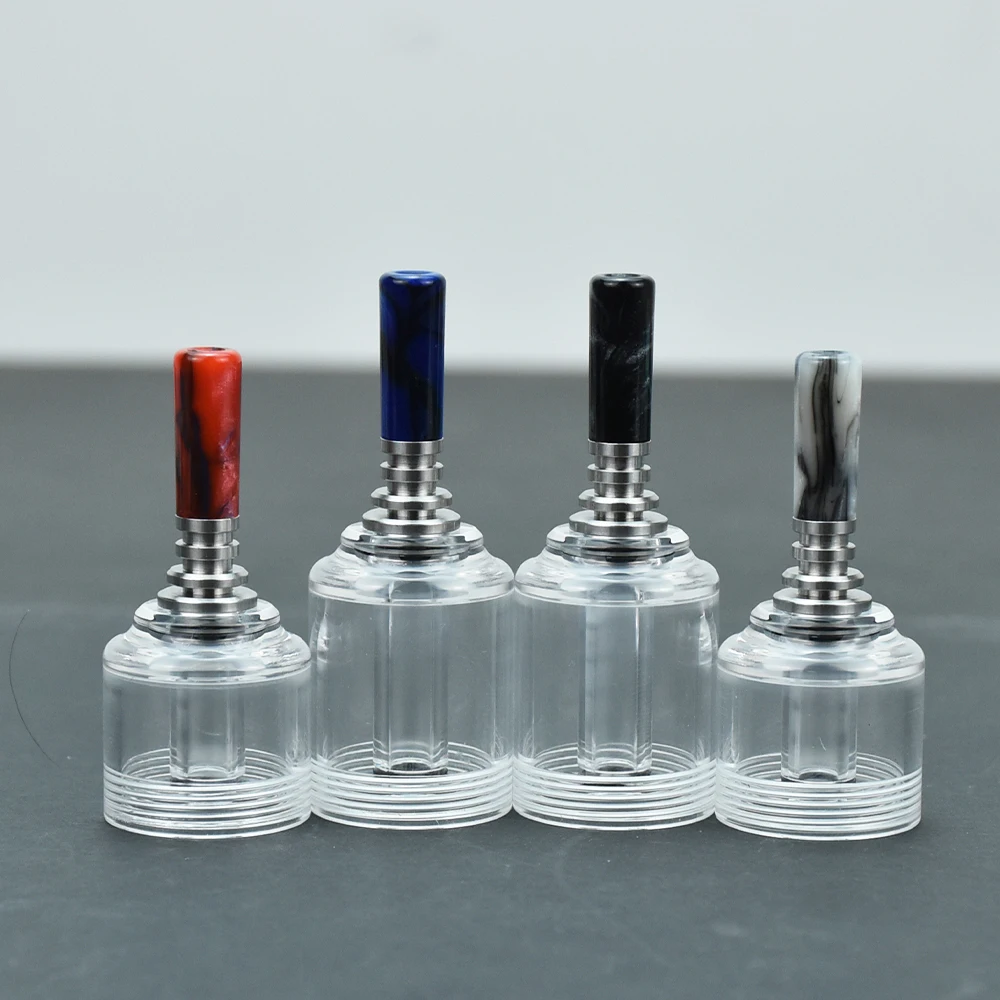 

Flash e Vapor V4.5 rta sxk Flash-e-Vapor V4.5S+ rta 23mm tank SteamTuners bellcap with 510 Drip tip resin material