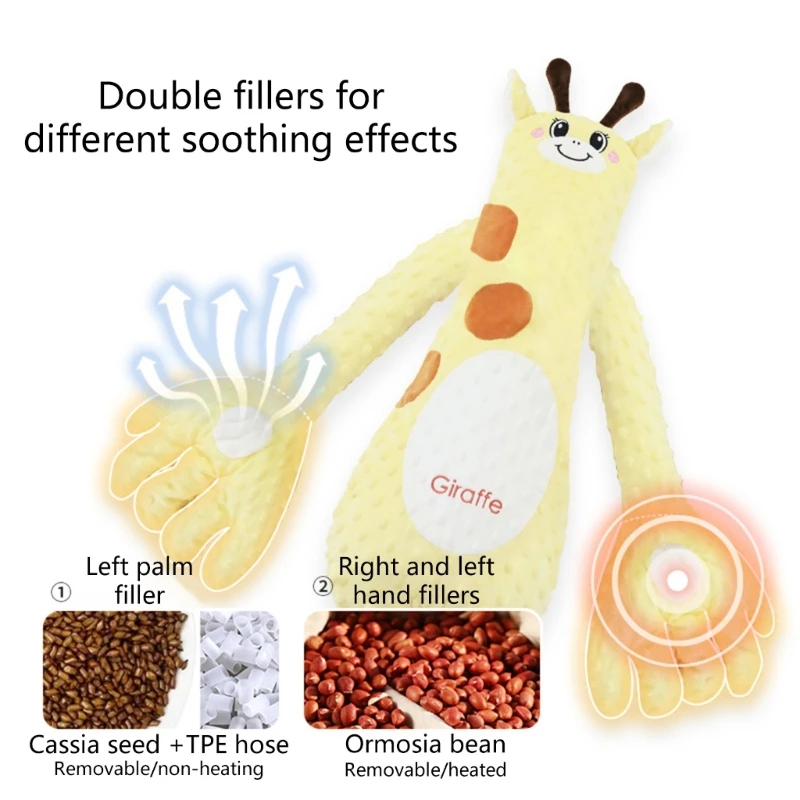 Baby Sleep Aid Ergonomic Designing Soothing Pillow for Comfort and Security Soft Support Cushion with Calming Features 4