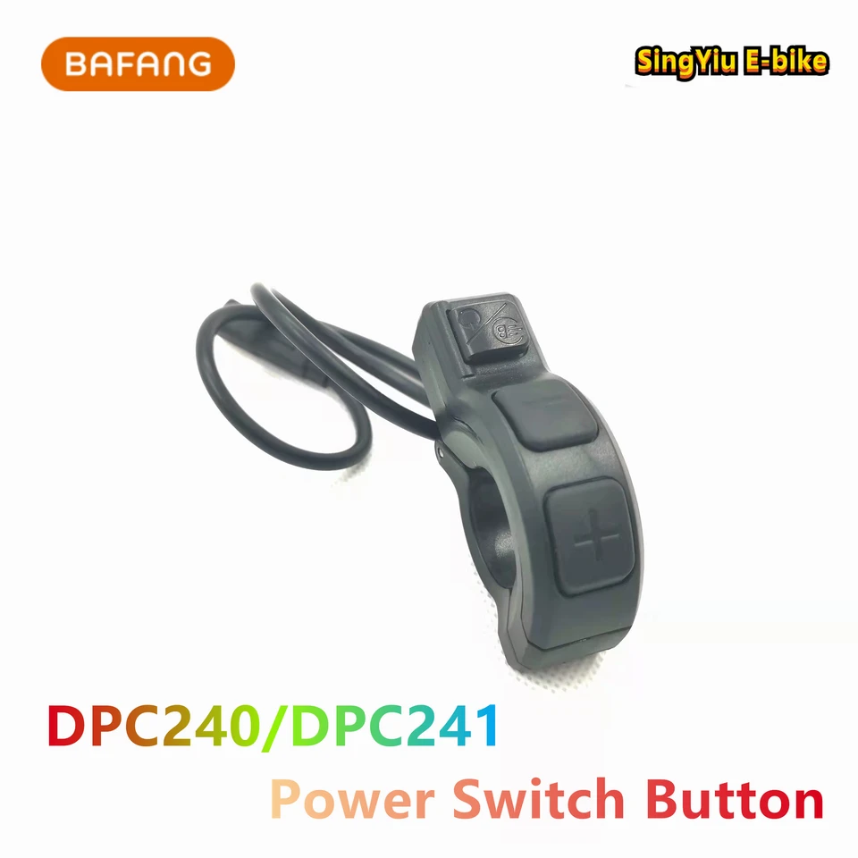 Interrupteur Bouton-Poussoir Pour Écran Bafang DPC244/DPC245 - Pièce De Rechange Vélo Électrique